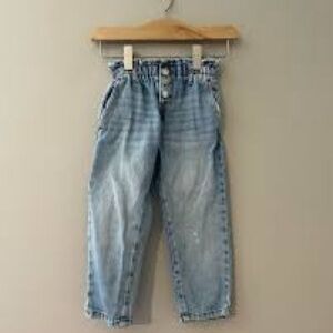 Zara ~ girls’ paperbag waist jeans Size 2-3Y